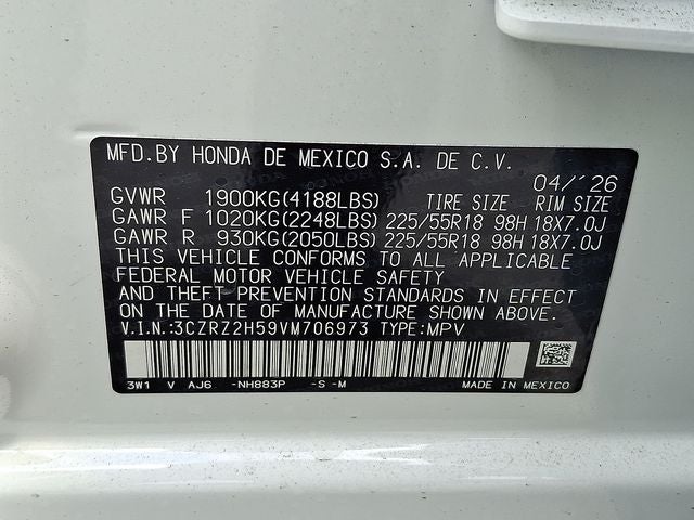 2027 Honda HR-V Sport