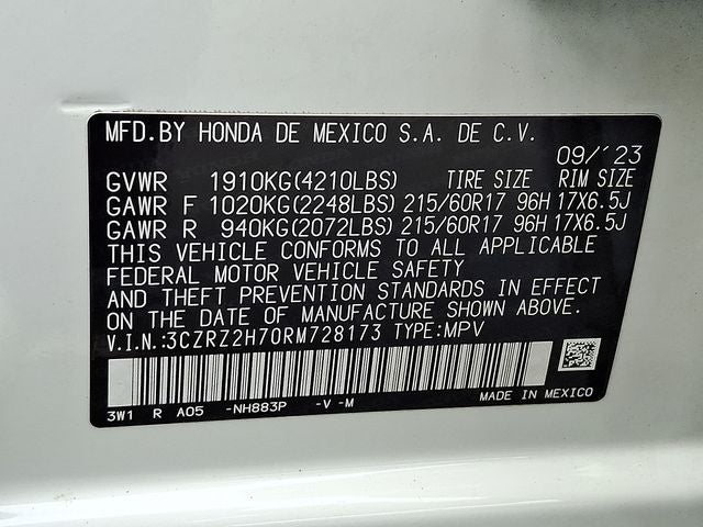 2024 Honda HR-V EX-L
