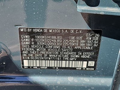 2026 Honda HR-V EX-L