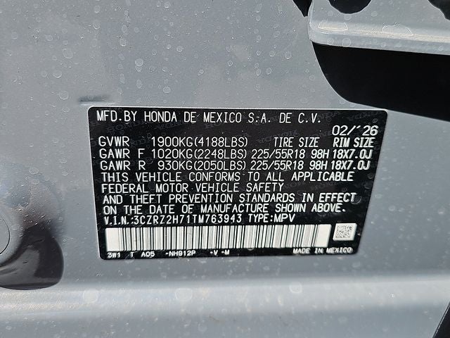 2026 Honda HR-V EX-L