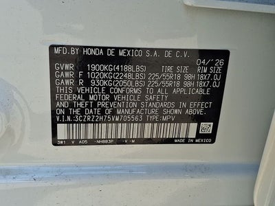 2027 Honda HR-V EX-L