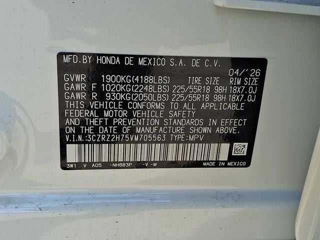 2027 Honda HR-V EX-L
