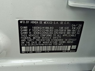 2027 Honda HR-V EX-L