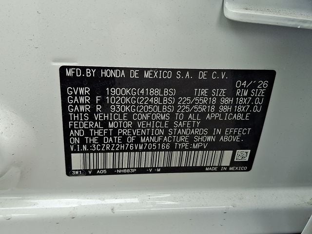 2027 Honda HR-V EX-L