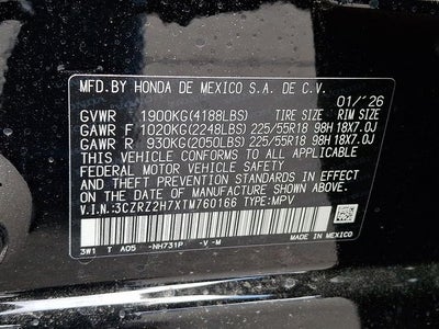 2026 Honda HR-V EX-L