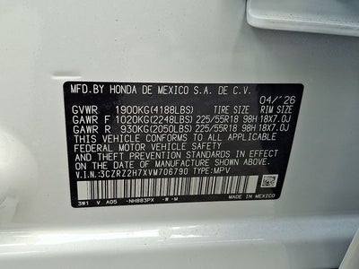 2027 Honda HR-V EX-L