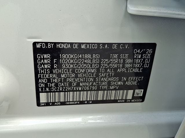 2027 Honda HR-V EX-L