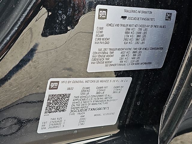 2022 Chevrolet Silverado 1500 High Country