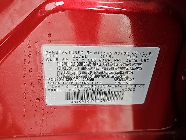 2020 Nissan Kicks SV