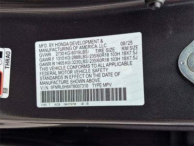 2026 Honda Odyssey EX-L