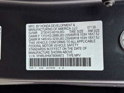 2026 Honda Odyssey EX-L