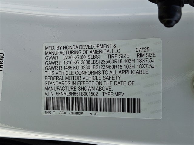 2026 Honda Odyssey EX-L