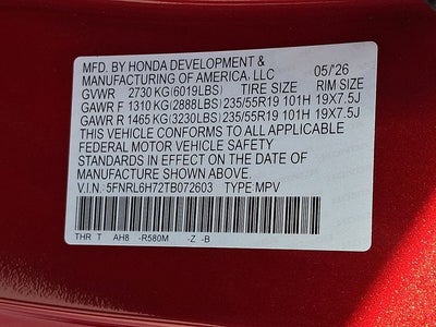 2026 Honda Odyssey Sport-L