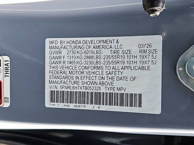 2026 Honda Odyssey Sport-L