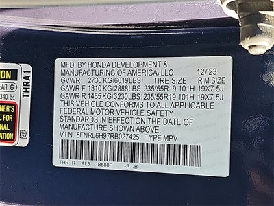 2024 Honda Odyssey Elite