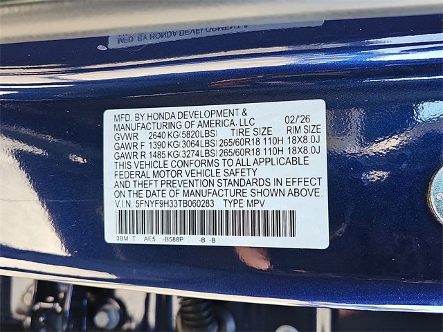 2026 Honda Passport RTL