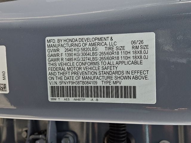 2026 Honda Passport RTL