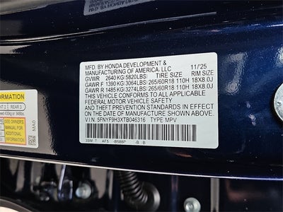 2026 Honda Passport RTL Towing