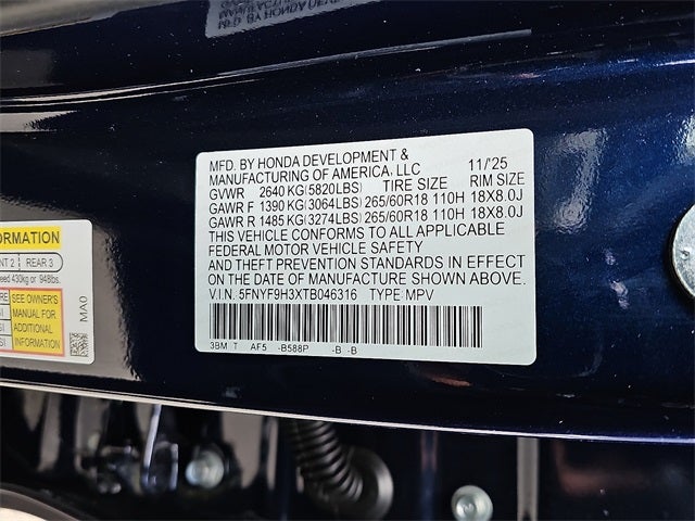 2026 Honda Passport RTL Towing