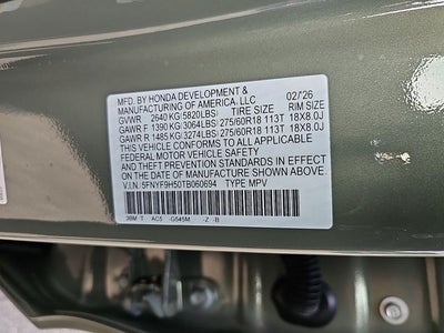 2026 Honda Passport TrailSport