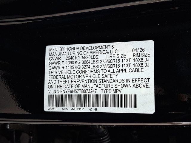 2026 Honda Passport TrailSport Blackout