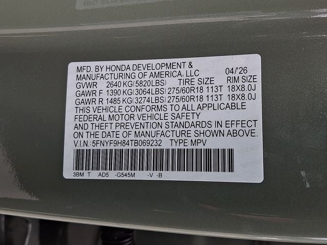 2026 Honda Passport TrailSport Elite