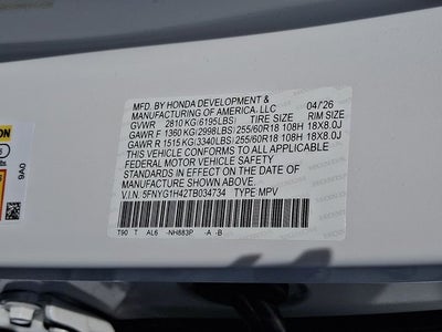 2026 Honda Pilot EX-L