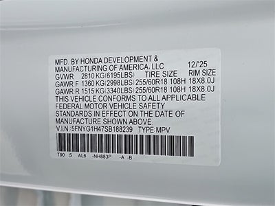 2025 Honda Pilot EX-L