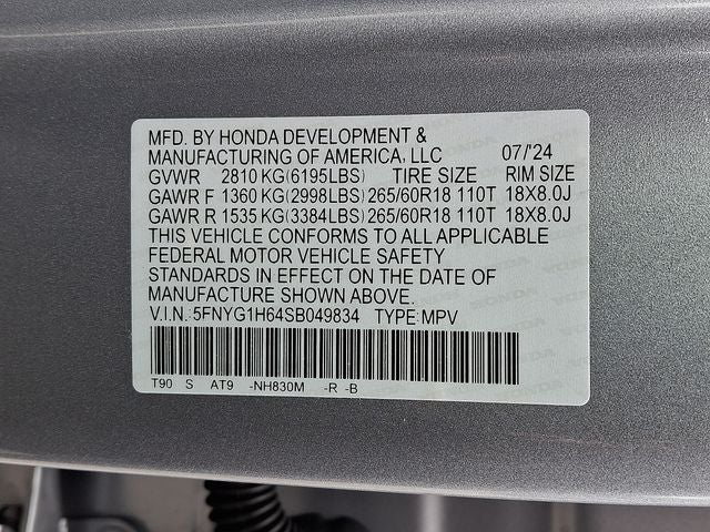 2025 Honda Pilot TrailSport