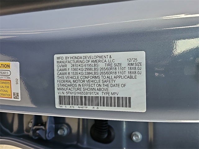 2025 Honda Pilot TrailSport