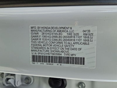 2026 Honda Pilot TrailSport