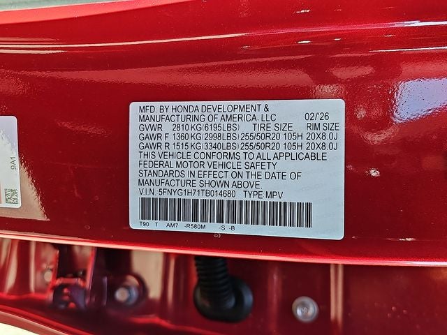 2026 Honda Pilot Touring