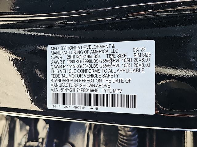 2023 Honda Pilot Touring