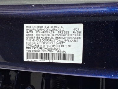 2025 Honda Pilot Touring