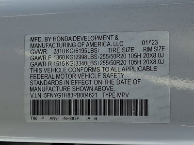 2023 Honda Pilot Elite