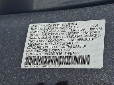 2026 Honda Pilot Elite
