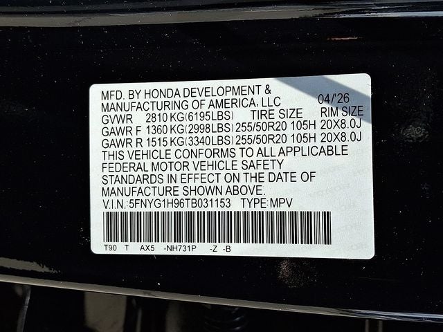 2026 Honda Pilot Black Edition