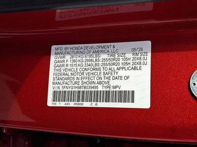 2026 Honda Pilot Black Edition