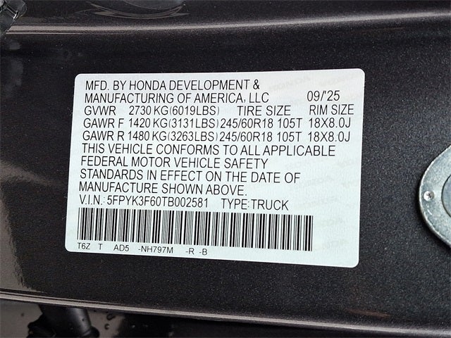 2026 Honda Ridgeline TrailSport