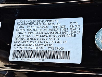 2026 Honda Ridgeline TrailSport