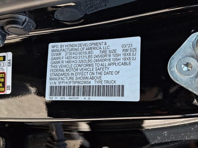 2023 Honda Ridgeline RTL-E