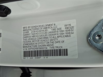 2026 Honda Ridgeline Black Edition