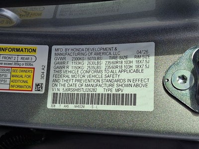 2026 Honda CR-V Hybrid Sport-L