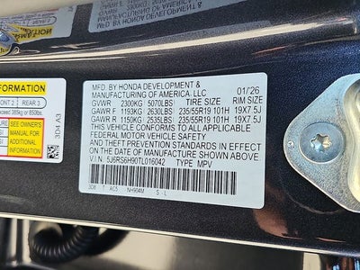 2026 Honda CR-V Hybrid Sport Touring