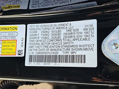 2026 Honda CR-V Hybrid Sport Touring