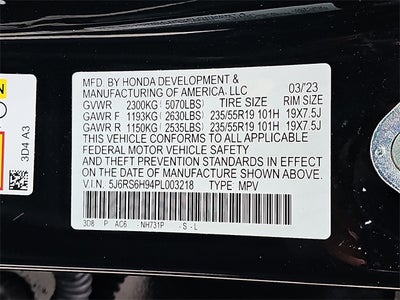 2023 Honda CR-V Hybrid Sport Touring