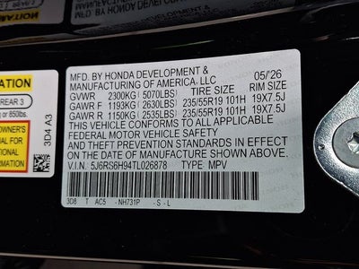 2026 Honda CR-V Hybrid Sport Touring