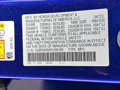 2023 Honda CR-V Hybrid Sport Touring