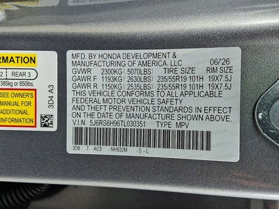 2026 Honda CR-V Hybrid Sport Touring