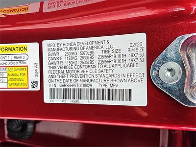 2026 Honda CR-V Hybrid Sport Touring